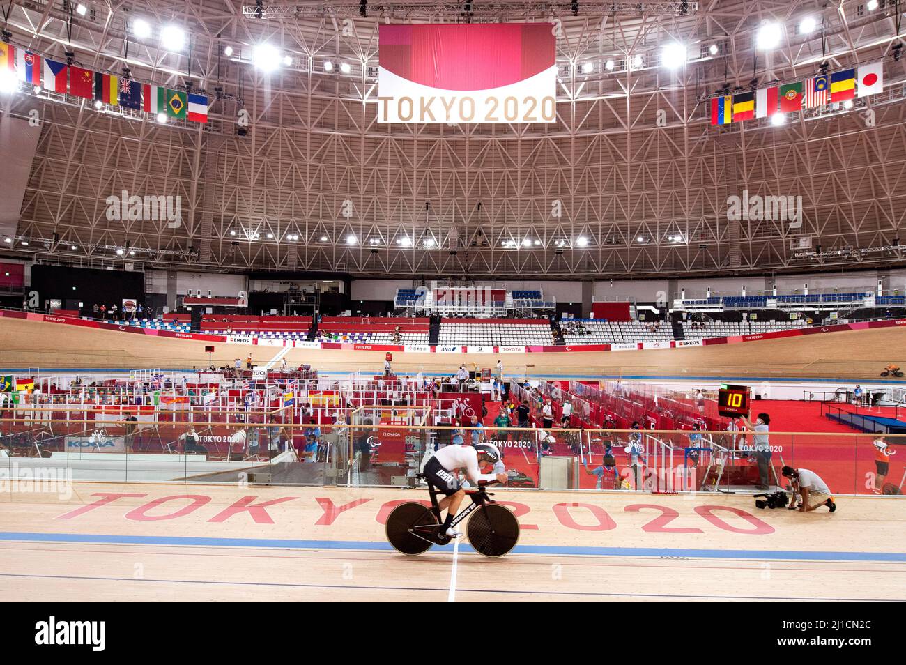 Tokio 2020 Paralympics Track Cycling Day 3 Stockfoto