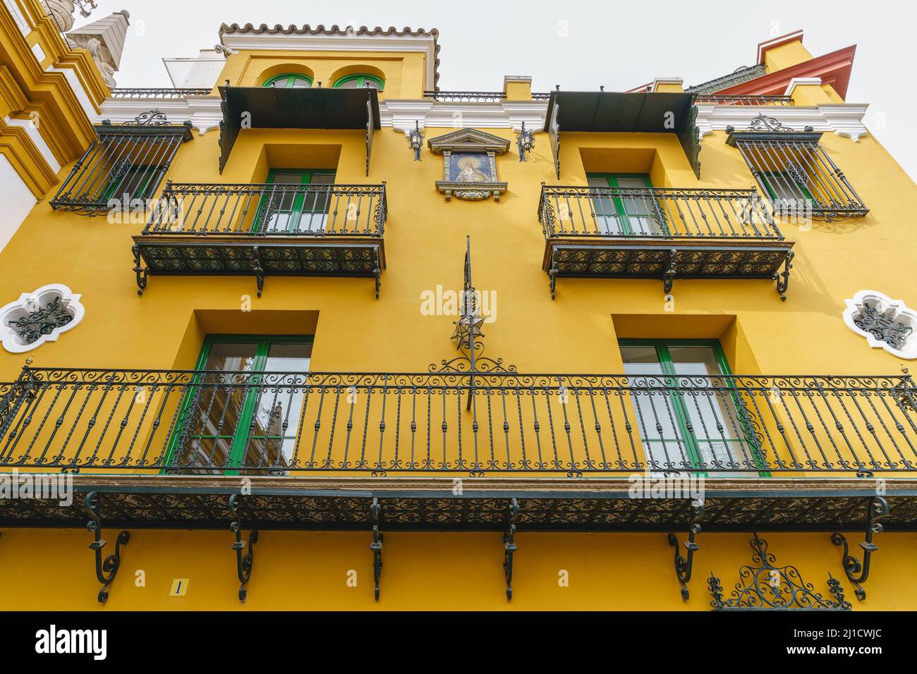 Basilica de la Macarena in der andalusischen Stadt Sevilla, in Spanien. Stockfoto Basilica de la Macarena in der andalusischen Stadt Sevilla, in Spanien. Stockfoto