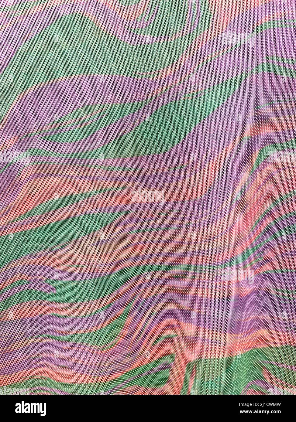 Vollbild von Baumwollfaser - Rohbaumwollfaser - Textur Stockfoto
