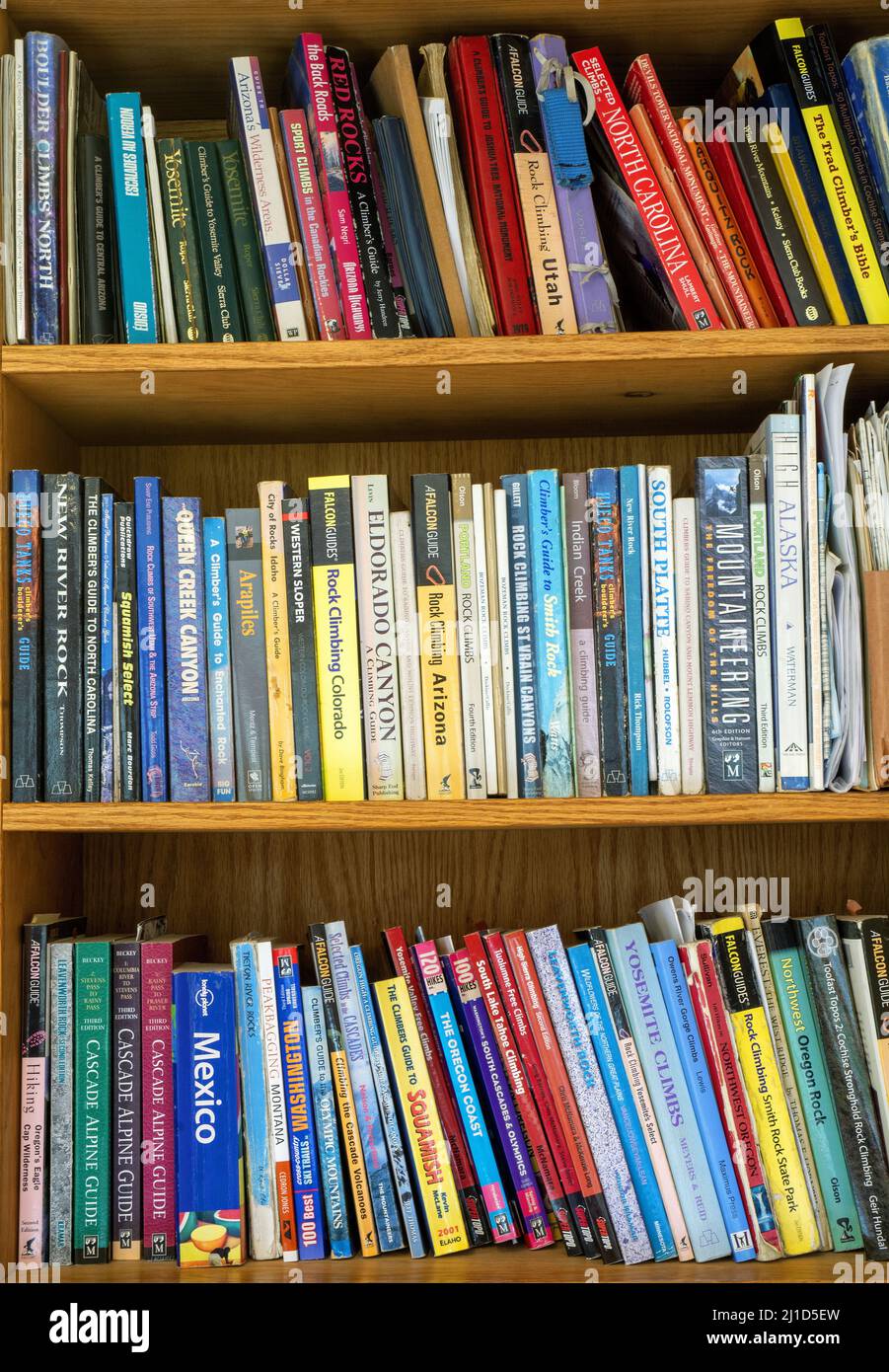 Reiseführer und Reisesammlung. Stockfoto