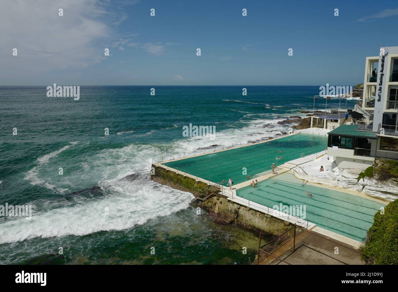 Swimmingpool im Iceberg Club am Bondi Beach Stockfoto