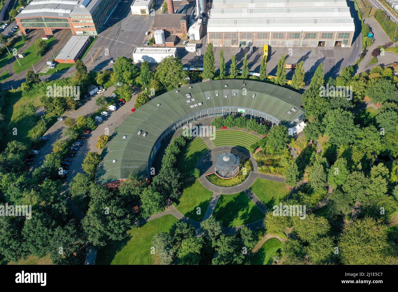 Hallenfassade rotunda garten Fotos und Bildmaterial in hoher