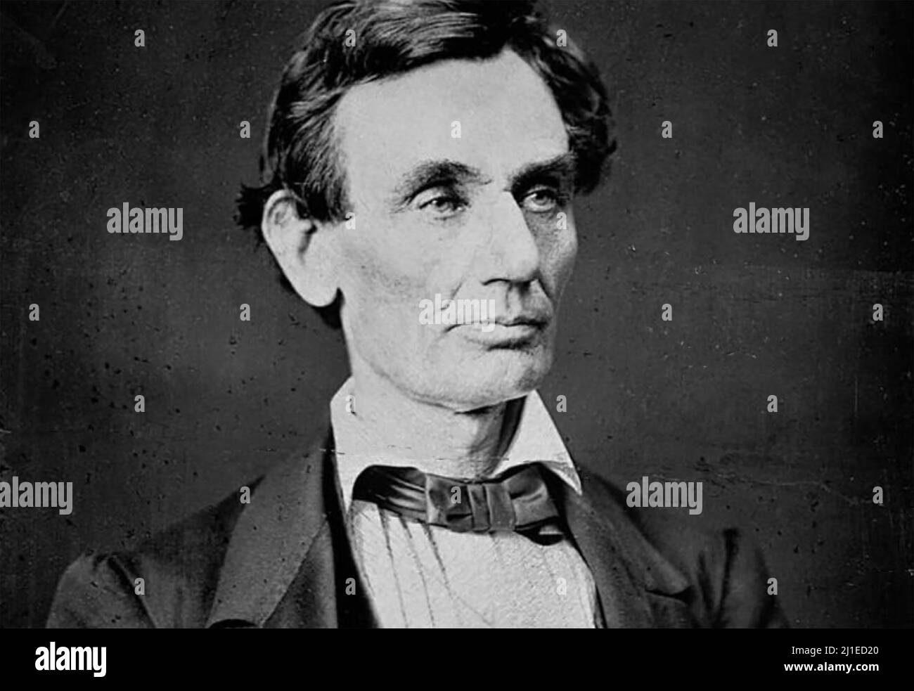 ABRAHAM LINCOLN (1809-1865) amerikanischer Rechtsanwalt und 16. Präsident der Vereinigten Staaten, um 1857. Stockfoto