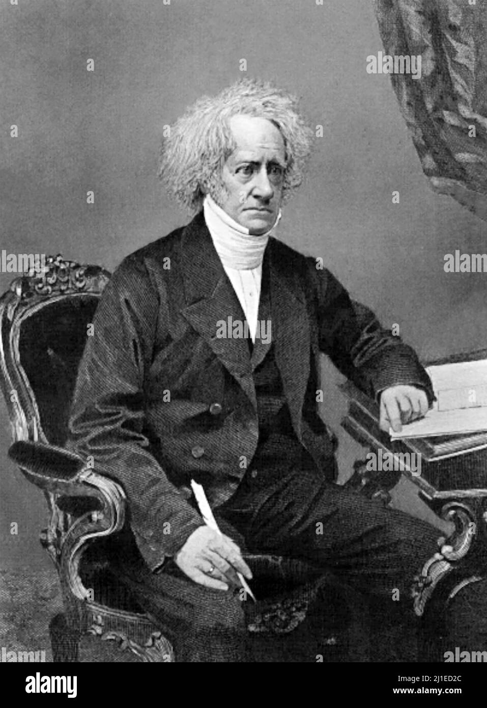 JOHN HERSCHEL (1792-1871) englischer Astronom, Erfinder, Mathematiker Stockfoto