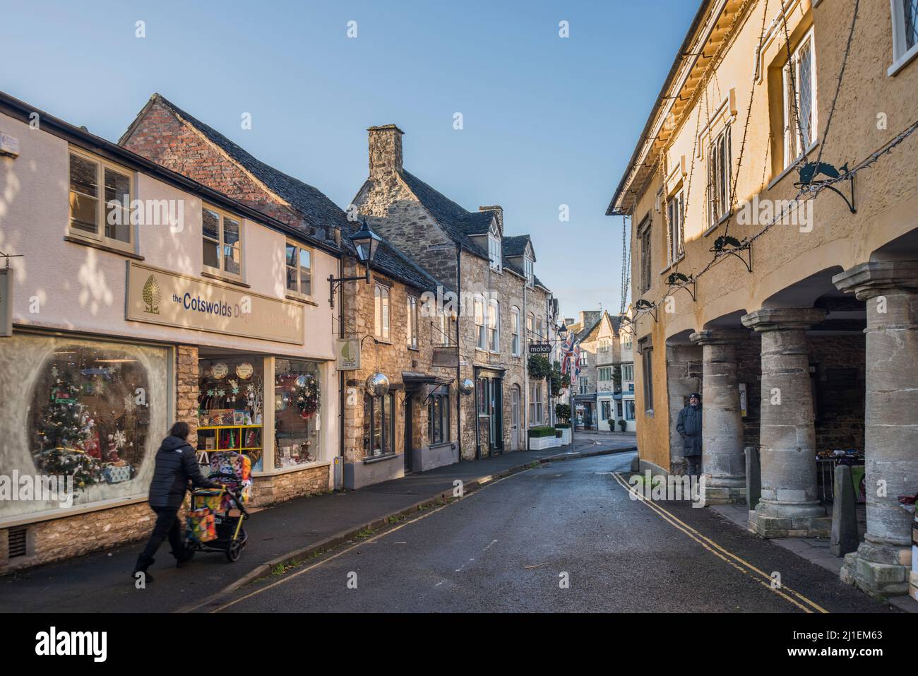 Cotswold Town Tetbury, Gloucestershire, Großbritannien Stockfoto