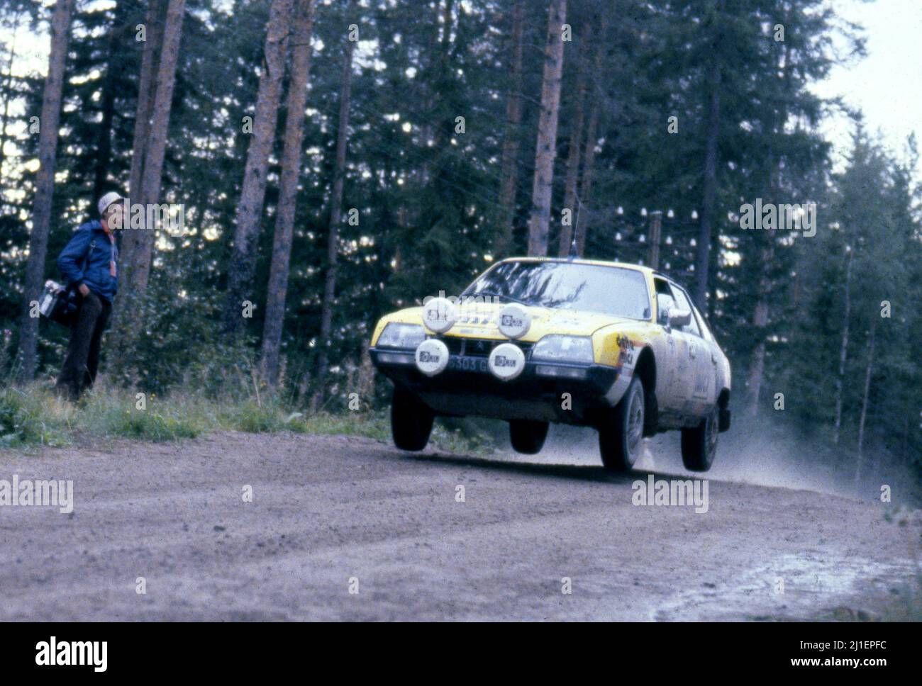 Jean Paul Luc (FRA) Bruno Charbonnier (FRA) der Wettbewerb für den CRAS CX 2400 GTI GR2 Stockfoto