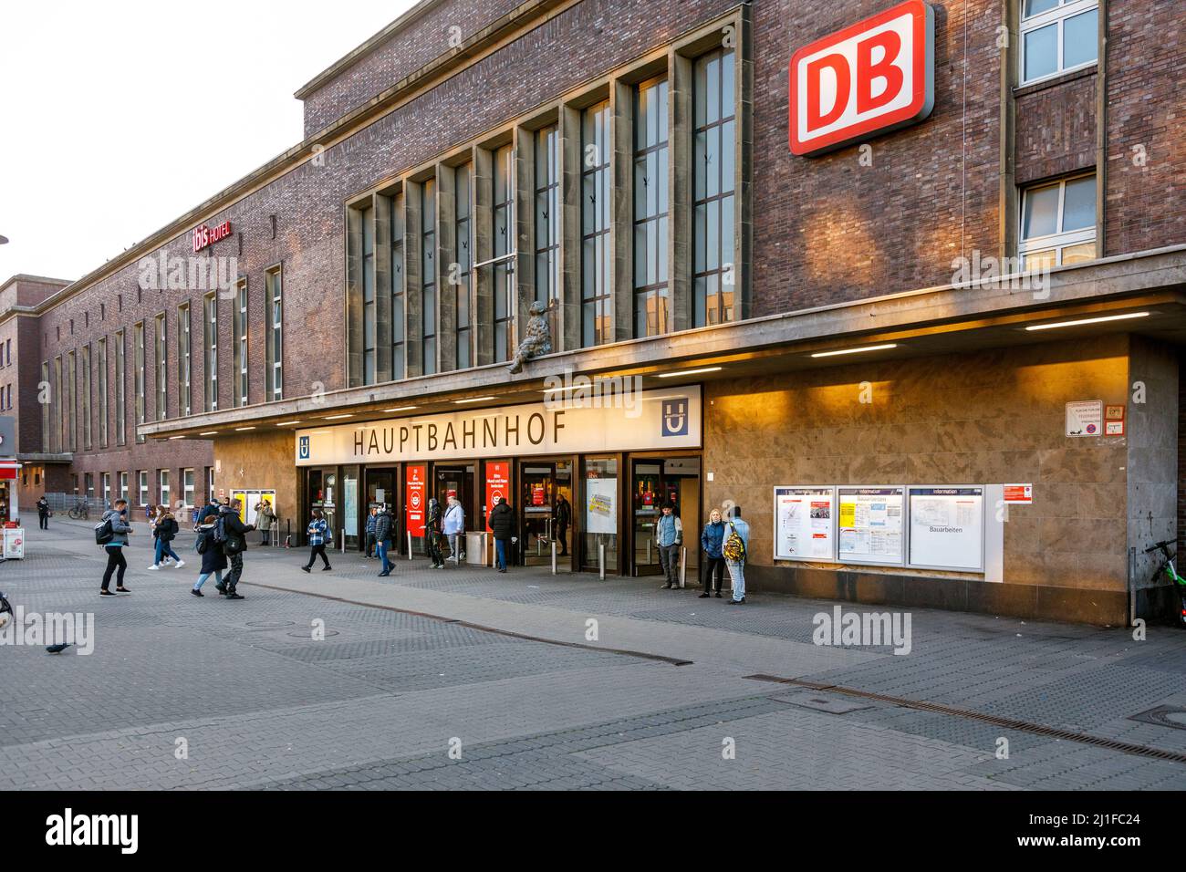 Hauptbahnhof Düsseldorf Stockfoto