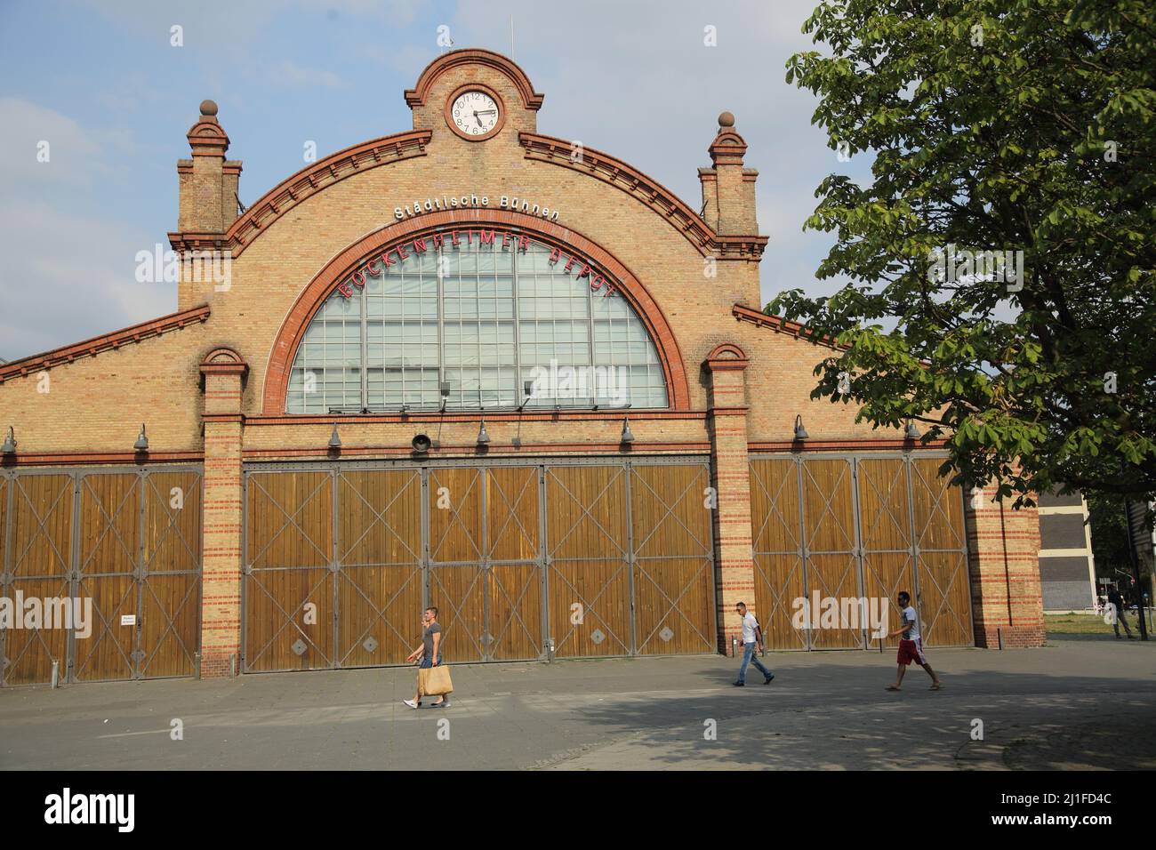 Bockenheimer Depot bei der Bockenheimer Warte in Frankfurt, Hessen, Deutschland Stockfoto