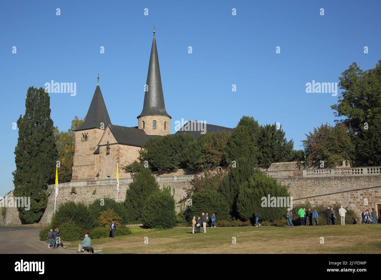 Karolingische Michaelskirche in Fulda, Hessen, Deutschland Stockfoto