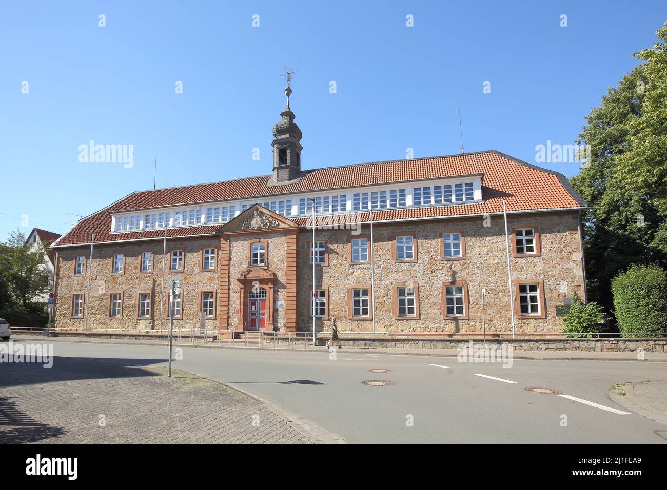 Berufsschule in Korbach, Hessen, Deutschland Stockfoto