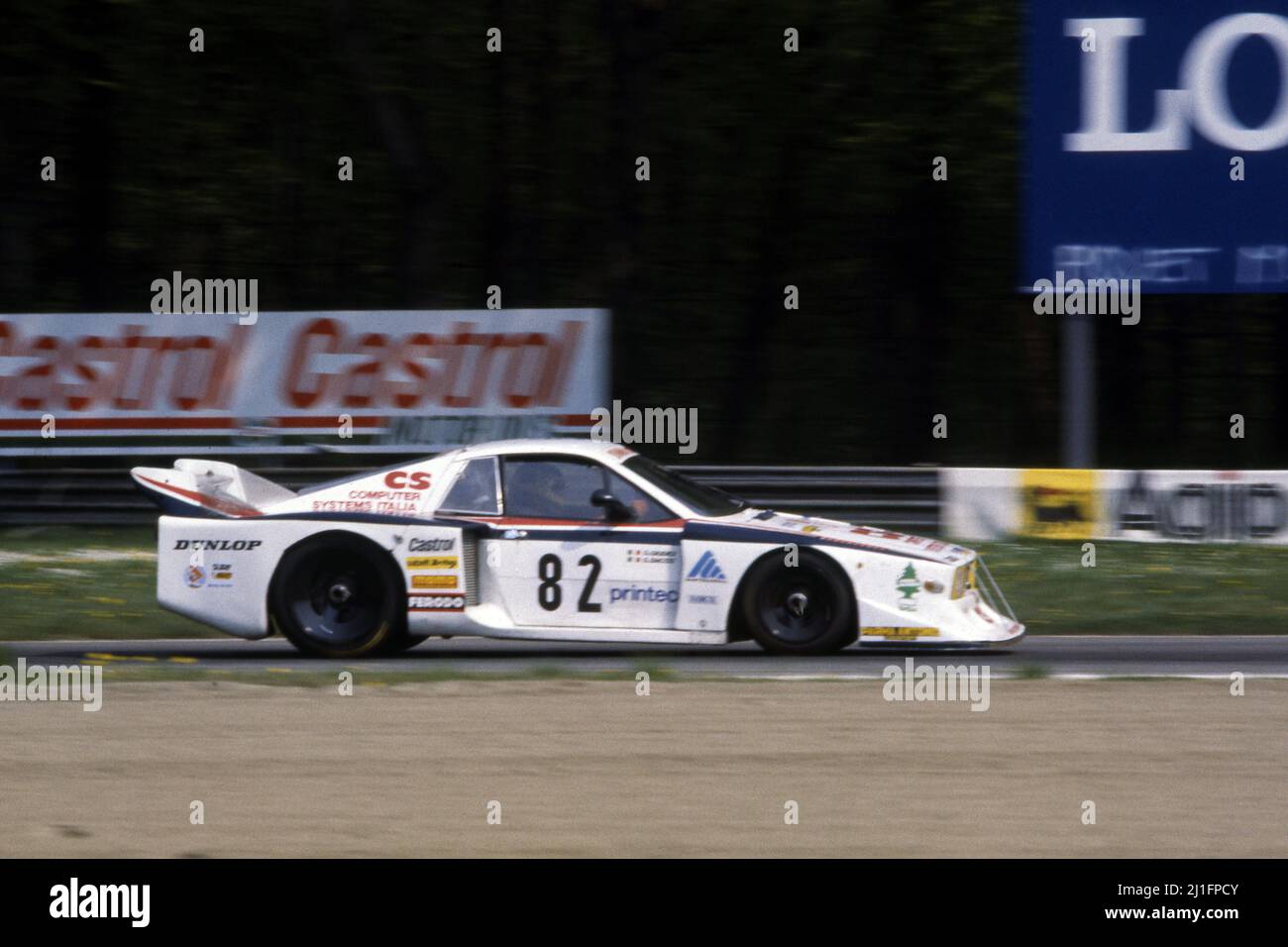 Gianni Giudici (ITA) Guido Dacco' (ITA) Mark Thatcher (GBR)Lancia Beta Montecarlo Turbo GR5 Scuderia Vesuvio Sivama Motor Stockfoto