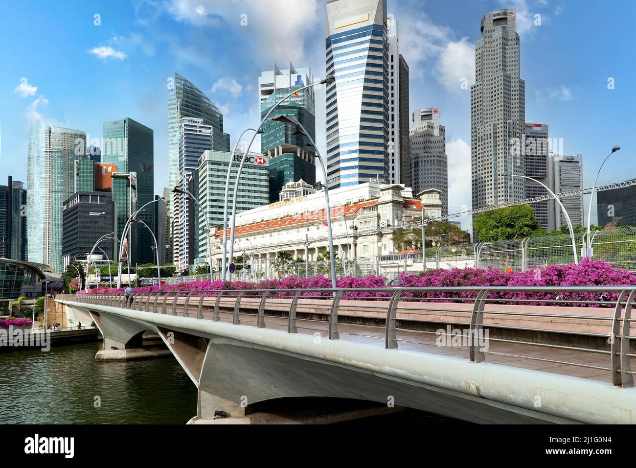 Singapur. Marina Bay Stockfoto
