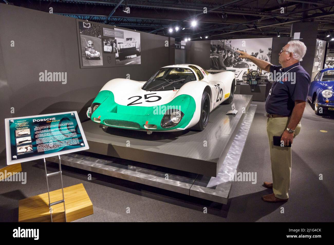Naples Florida, REVS Institute of Automotive Research, Auto, Museum, Miles Collier, Privatsammlung, seltene Automobile, Rennwagen, Vintage, Konservierung, Ausstellung Stockfoto