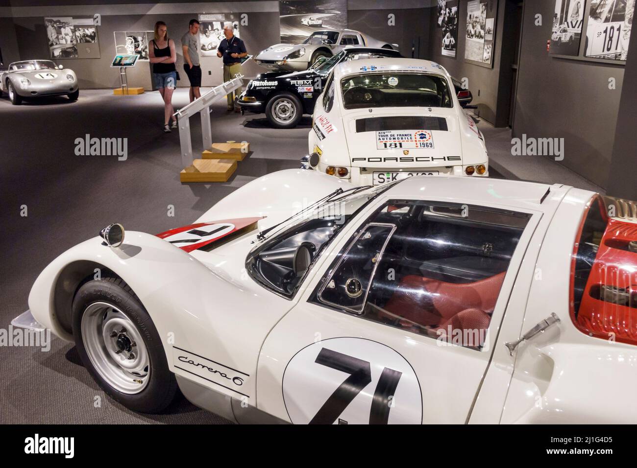 Naples Florida, REVS Institute of Automotive Research, Auto, Museum, Miles Collier, Privatsammlung, seltene Automobile, Rennwagen, Vintage, Konservierung, Ausstellung Stockfoto
