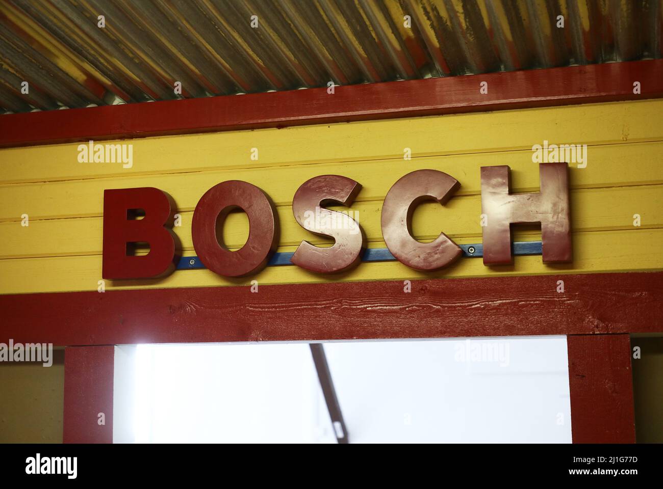 Bosch-Logo. Stockfoto