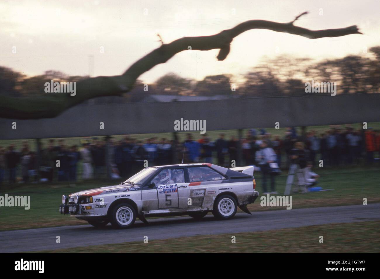 Michele Mouton (FRA) Fabrizia Pons (ITA) Audi Quattro GRB Audi Sport Stockfoto