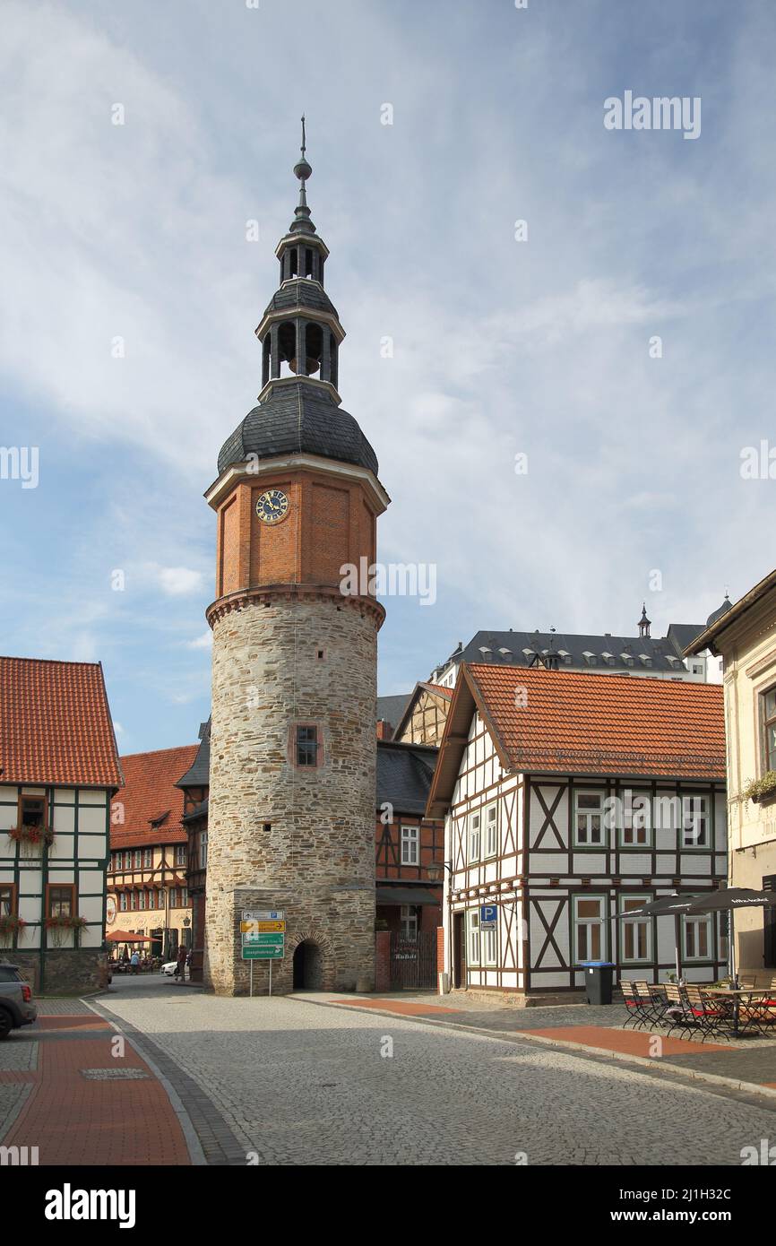 Saigerturm in Stolberg im Harz, Sachsen-Anhalt, Deutschland Stockfoto