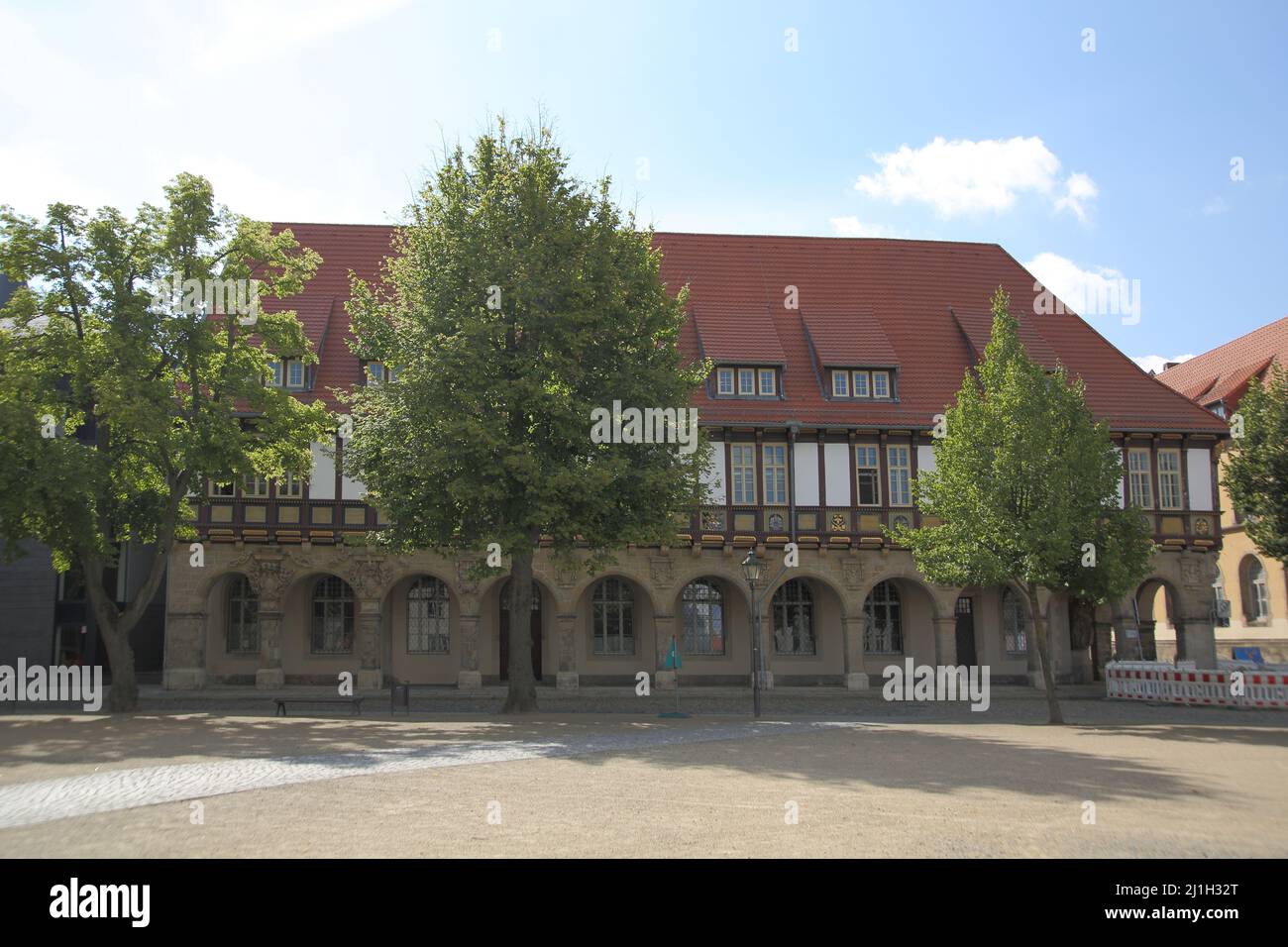 Dompropstei am Domplatz in Halberstadt, Sachsen-Anhalt, Deutschland Stockfoto