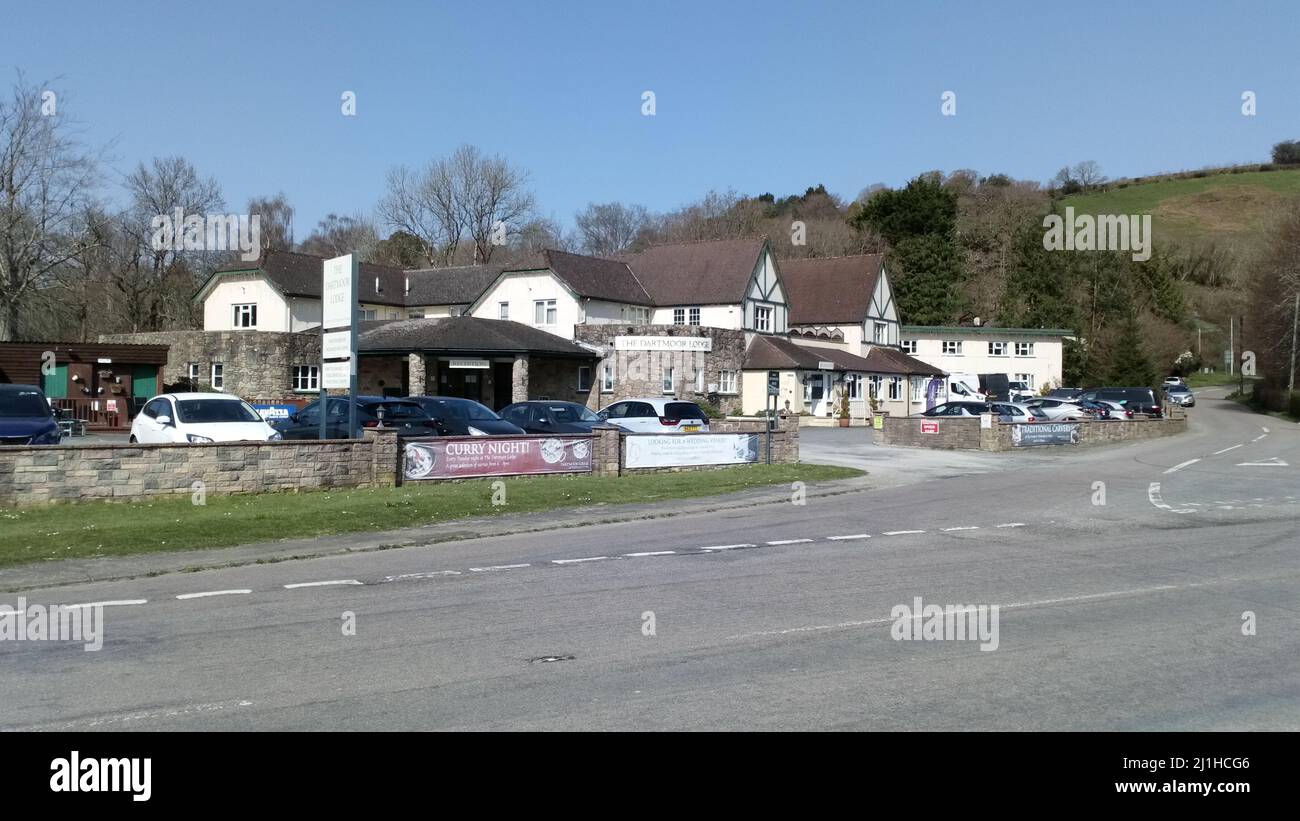 Dartmoor Lodge Hotel, Ashburton, Devon, England, Großbritannien. Stockfoto