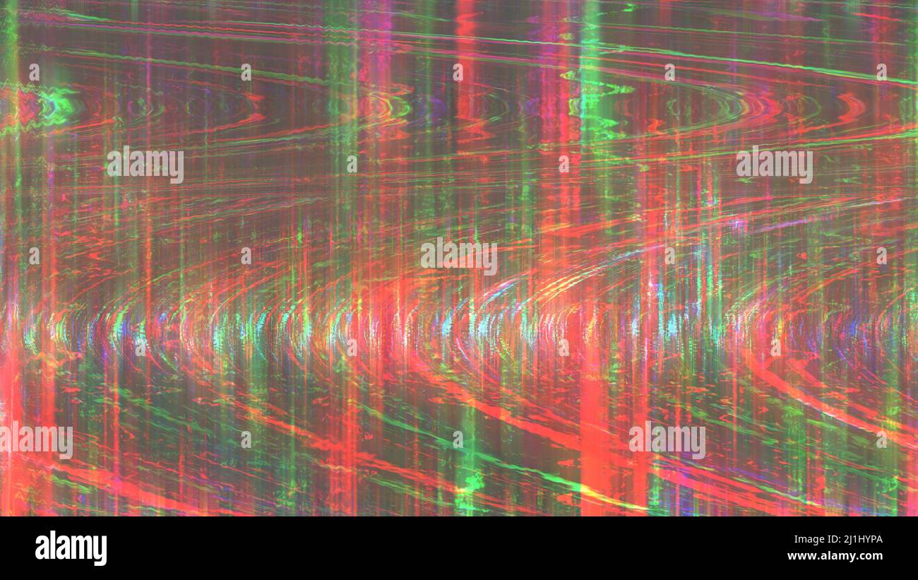 Ein abstraktes Glitch Art Texture Hintergrundbild. Stockfoto