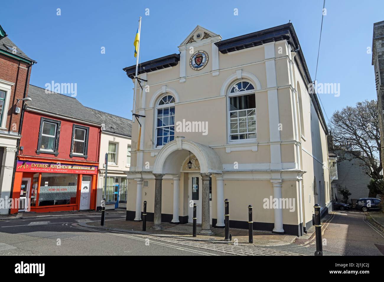 Saltash Guildhall Stockfoto