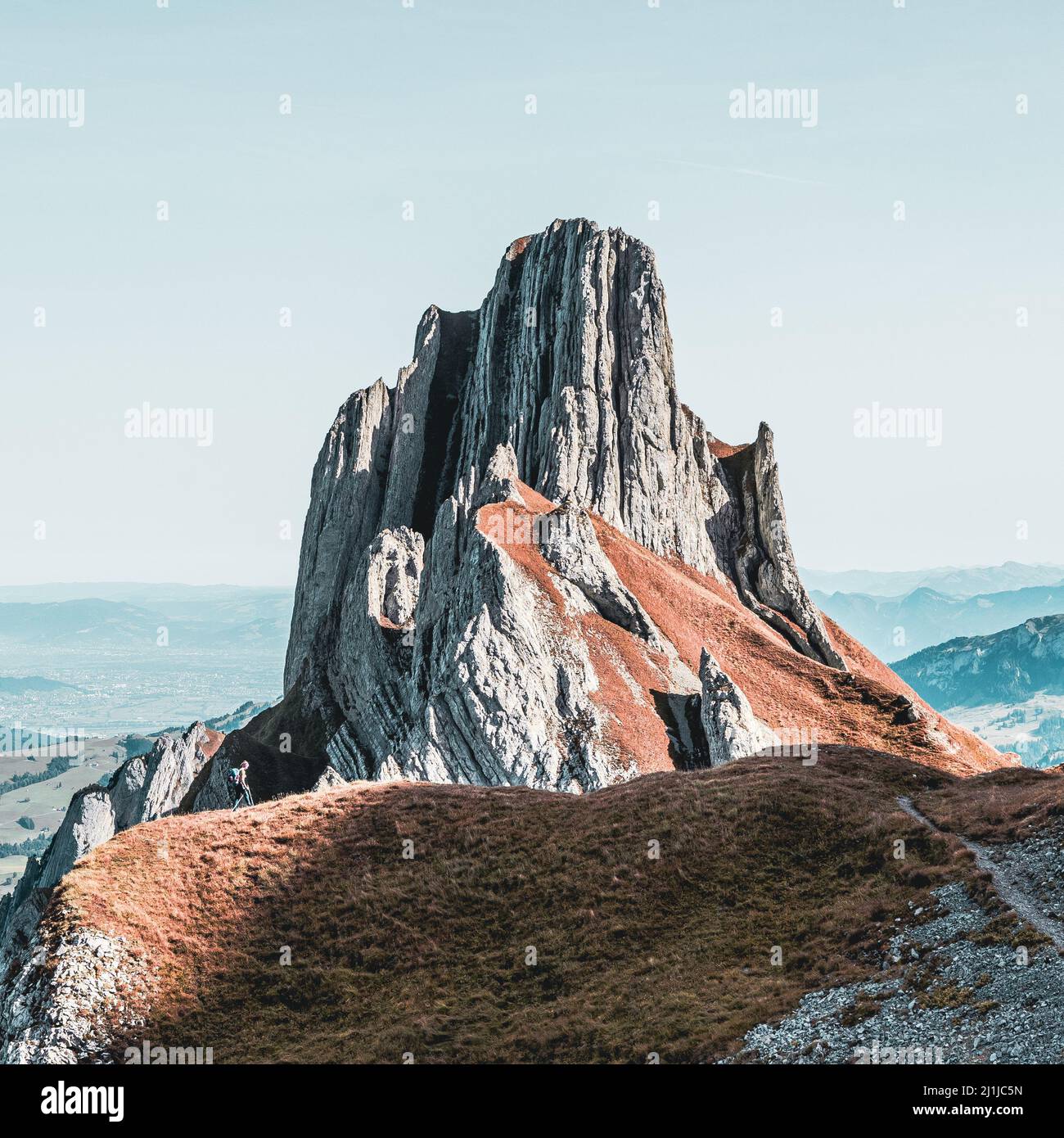 Panoramablick auf Öhrli Stockfoto