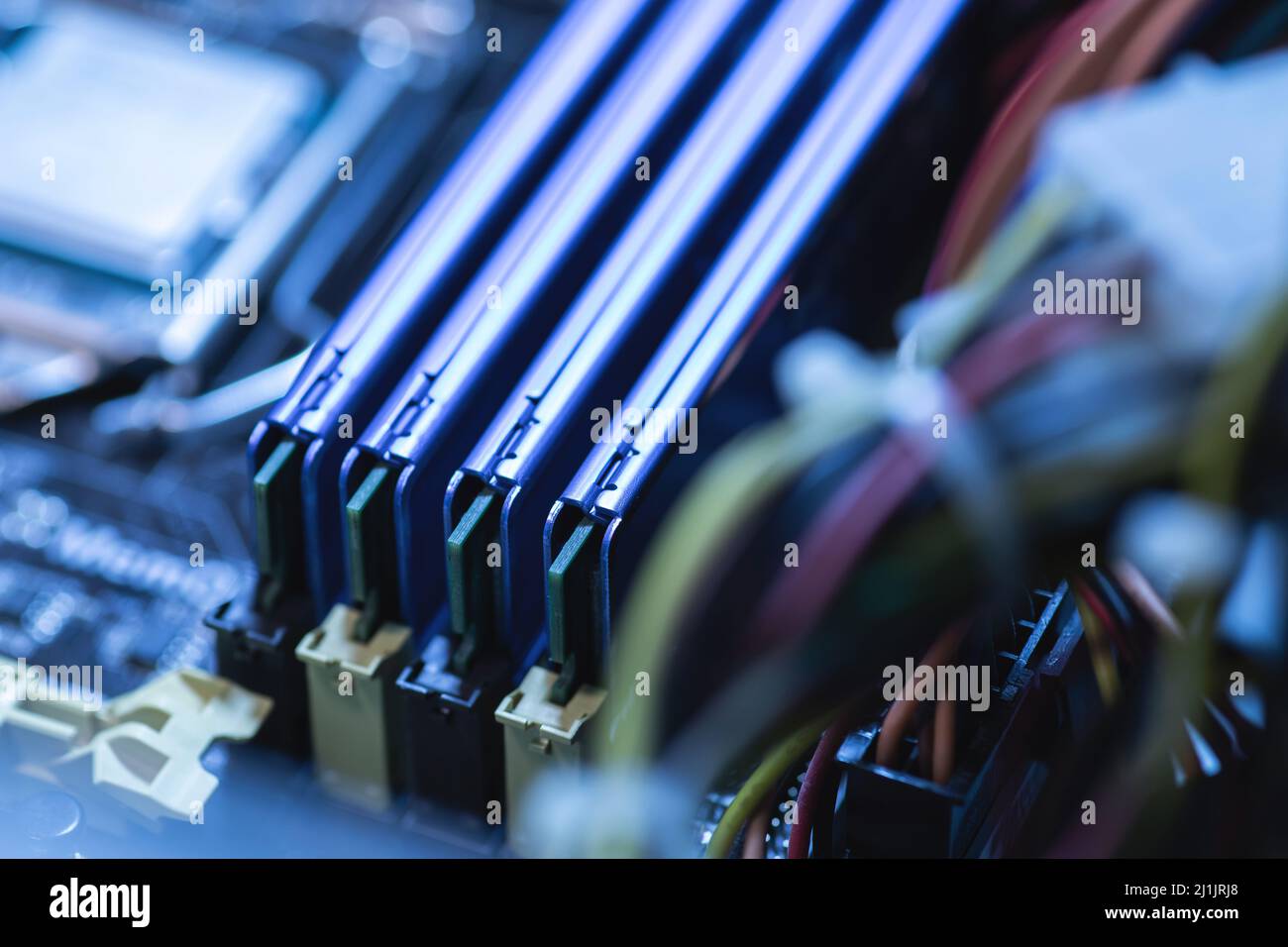 RAM-Speicher-Sticks im PC Stockfoto