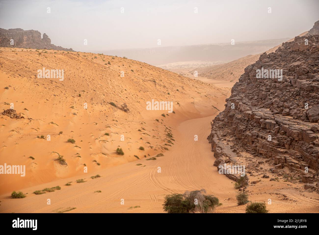 Blick auf den Tifoujar Pass, Mauretanien Stockfoto