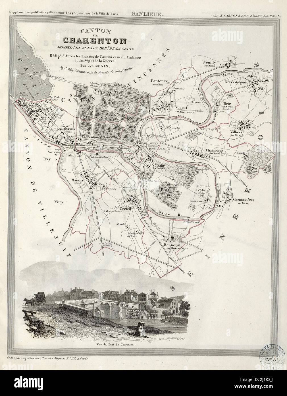 Vintage-Karte Frankreich Kantone 19. Jahrhundert. Alle Karten sind wunderschön von Hand gezeichnet und illustriert und zeigen das Frankreich zu der Zeit. Stockfoto Vintage-Karte Frankreich Kantone 19. Jahrhundert. Alle Karten sind wunderschön von Hand gezeichnet und illustriert und zeigen das Frankreich zu der Zeit. Stockfoto