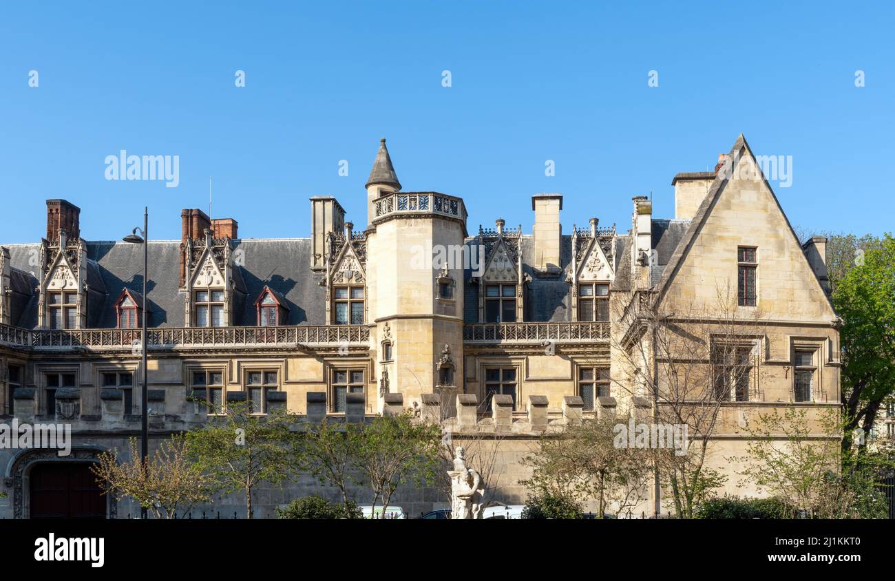 Musee National du Moyen Age - Musee Cluny in Paris Stockfoto