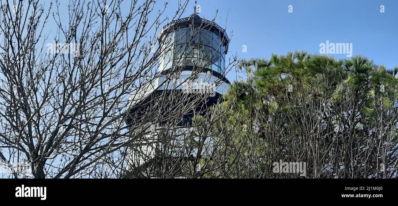 Istanbul, Türkei - 12 2022. Februar: Leuchtturm von Sile, Tagesausflug zur touristischen Kultur in Istanbul Stockfoto