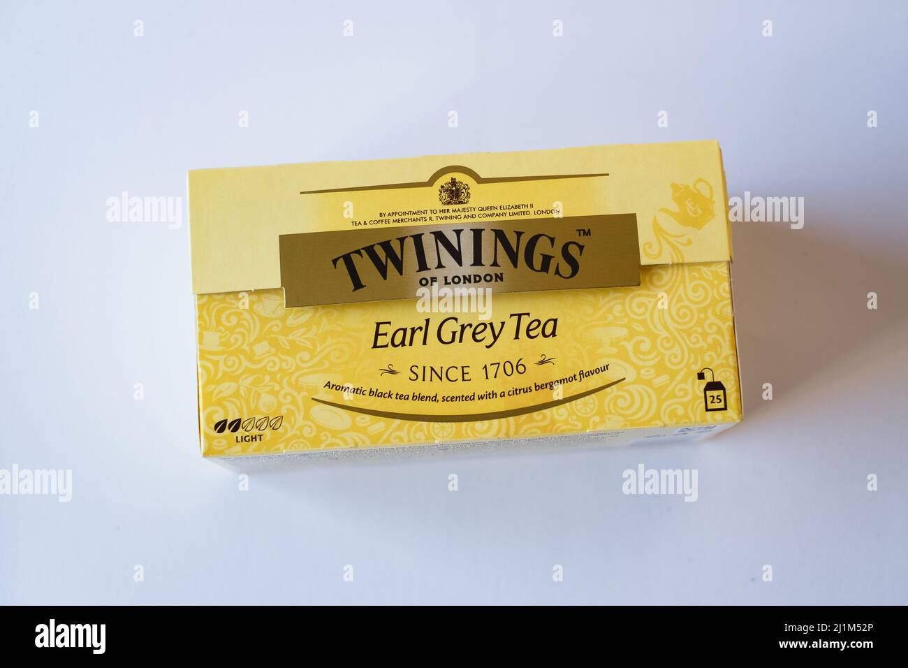 Twinings Earl Grey Tee. Stockfoto