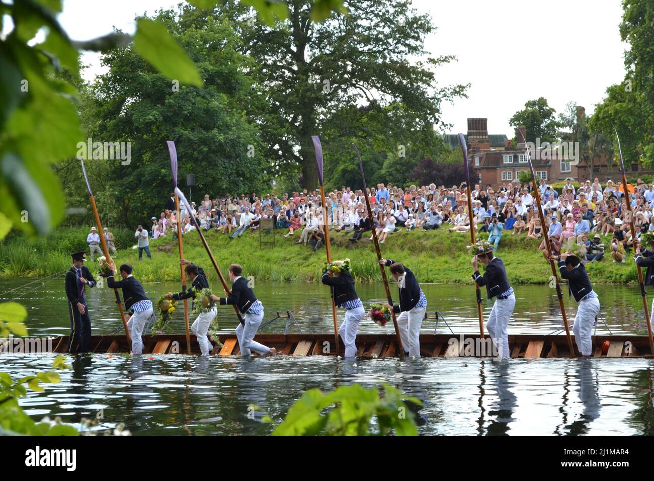 Die historischen Eton College 4. Juni Feiern Stockfoto