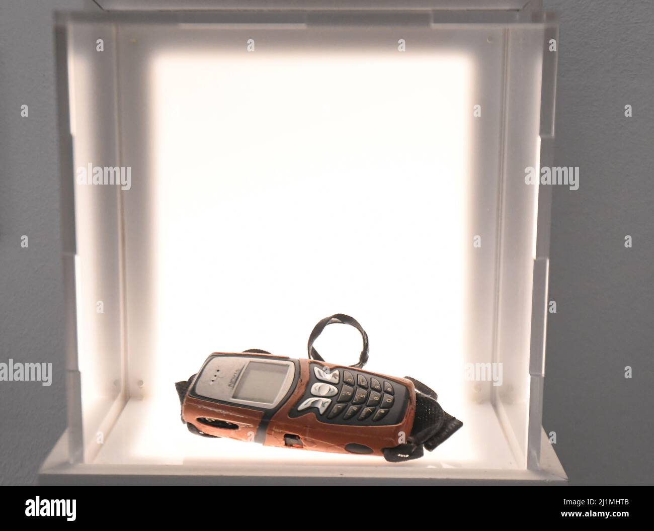 Museum der zerbrochenen Beziehungen: Mobiltelefon. Zagreb, Kroatien Stockfoto