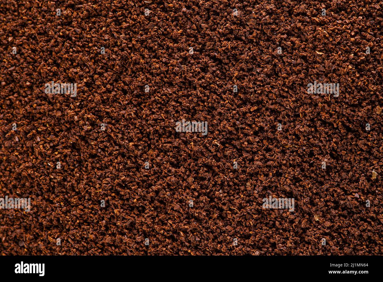 Kaffee mahlen Textur Hintergrund, Banner. Kaffeepulver abstrakten Hintergrund Stockfoto
