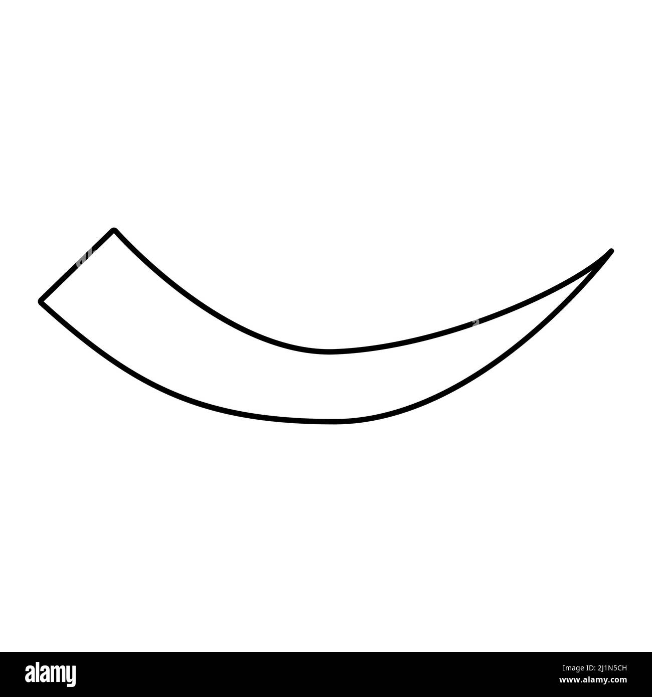 Viking Trinkhorn Symbol, Kultur Dekoration Tradition Symbol, Retro-Ausrüstung Getränk Vektor Illustration. Stock Vektor