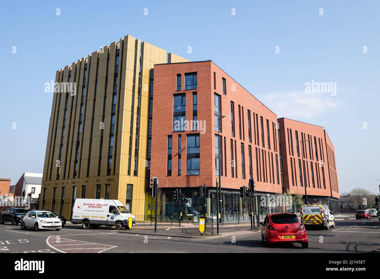 Neubau Wohnungen in loughborough leicestershire Stockfoto