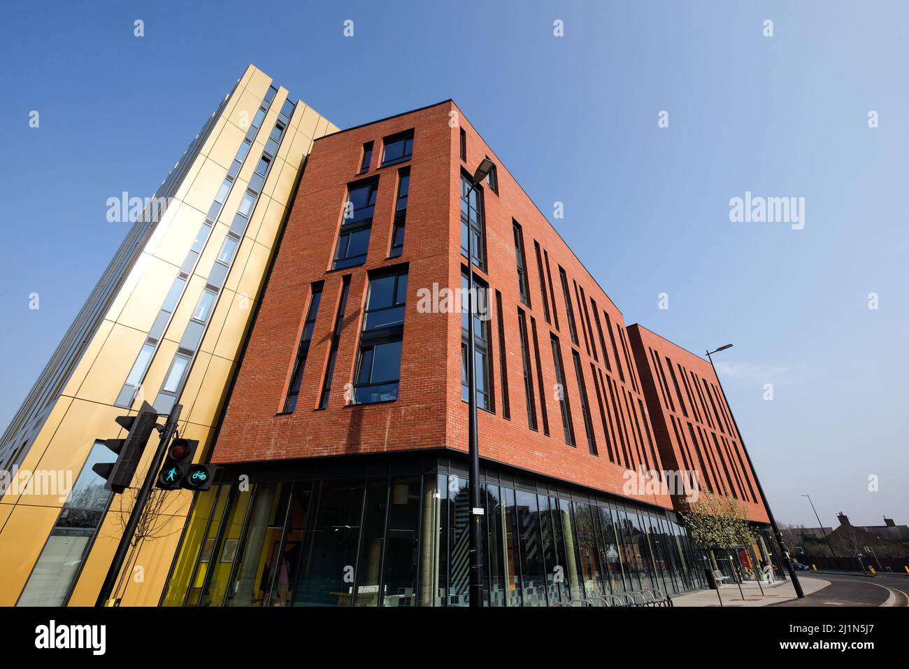 Neubau Wohnungen in loughborough leicestershire Stockfoto