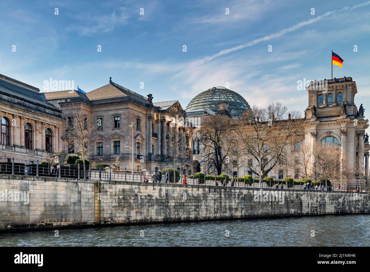 Der Reichstag in Berlin Stockfoto