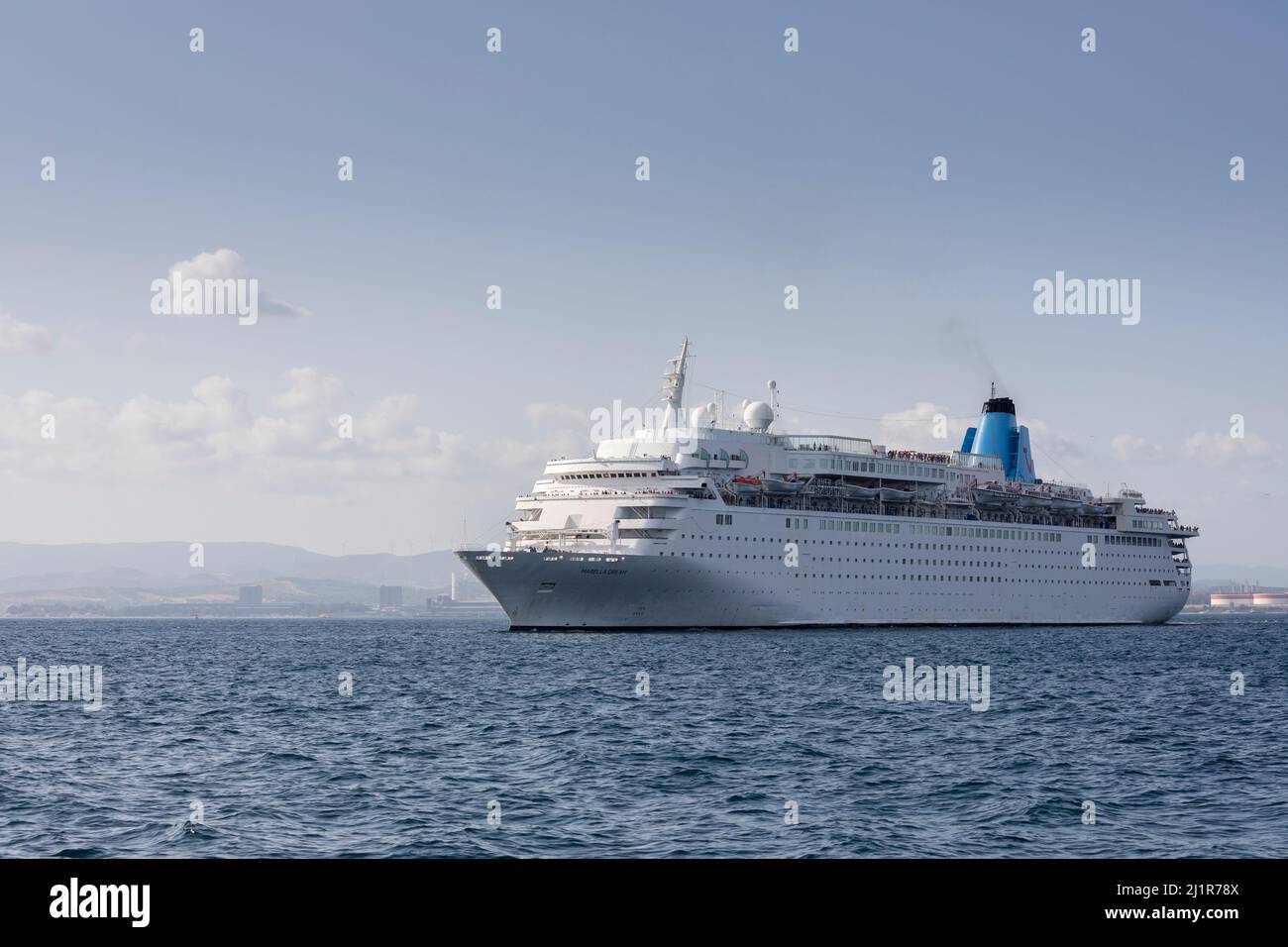 Marella Dream Schiff, Gibraltar Stockfoto