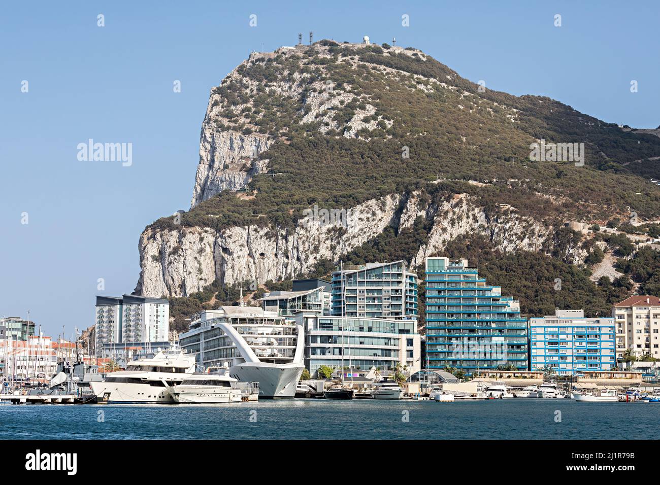 Marina, Gibraltar Stockfoto