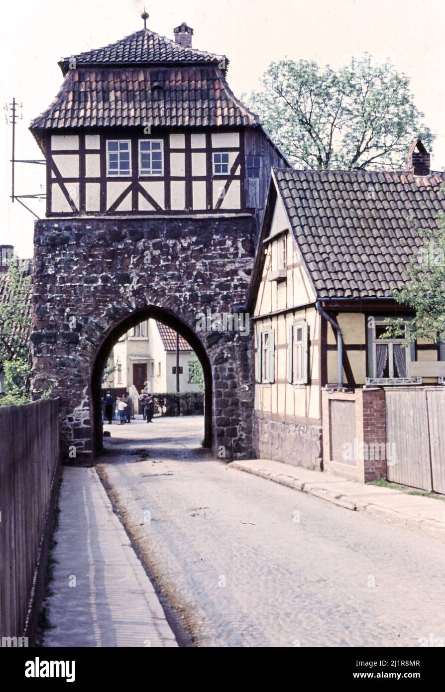Neustadt Harz historische Stadt Tor zur Altstadt Stockfoto