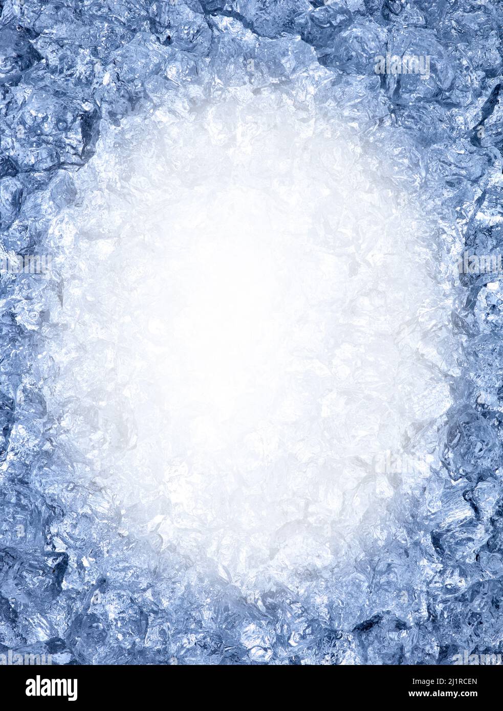 Eiswürfel Hintergrund kühles Wasser gefrieren Stockfoto