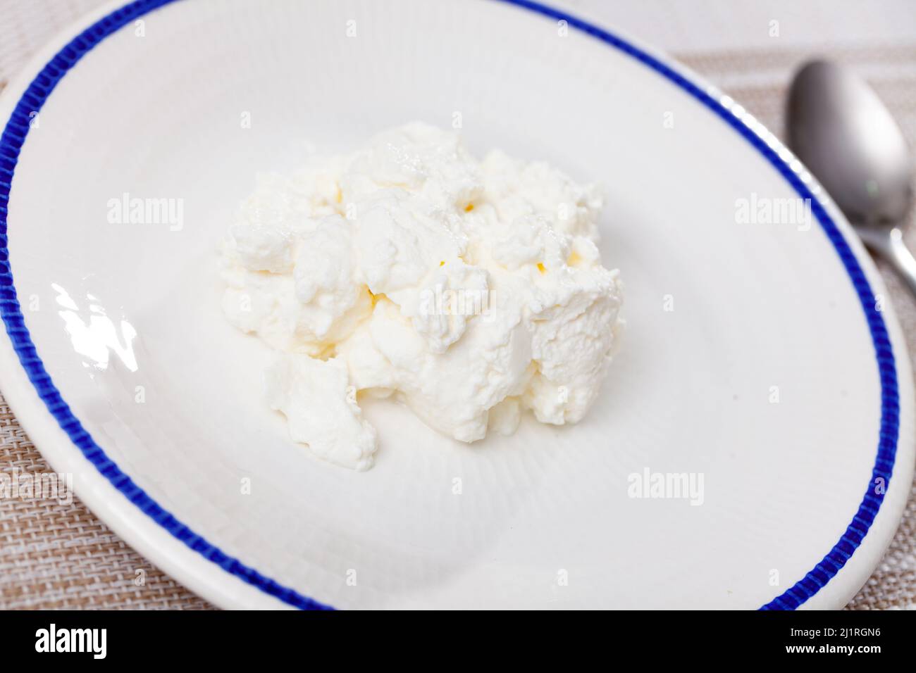 Köstlicher junger Käse Stockfoto