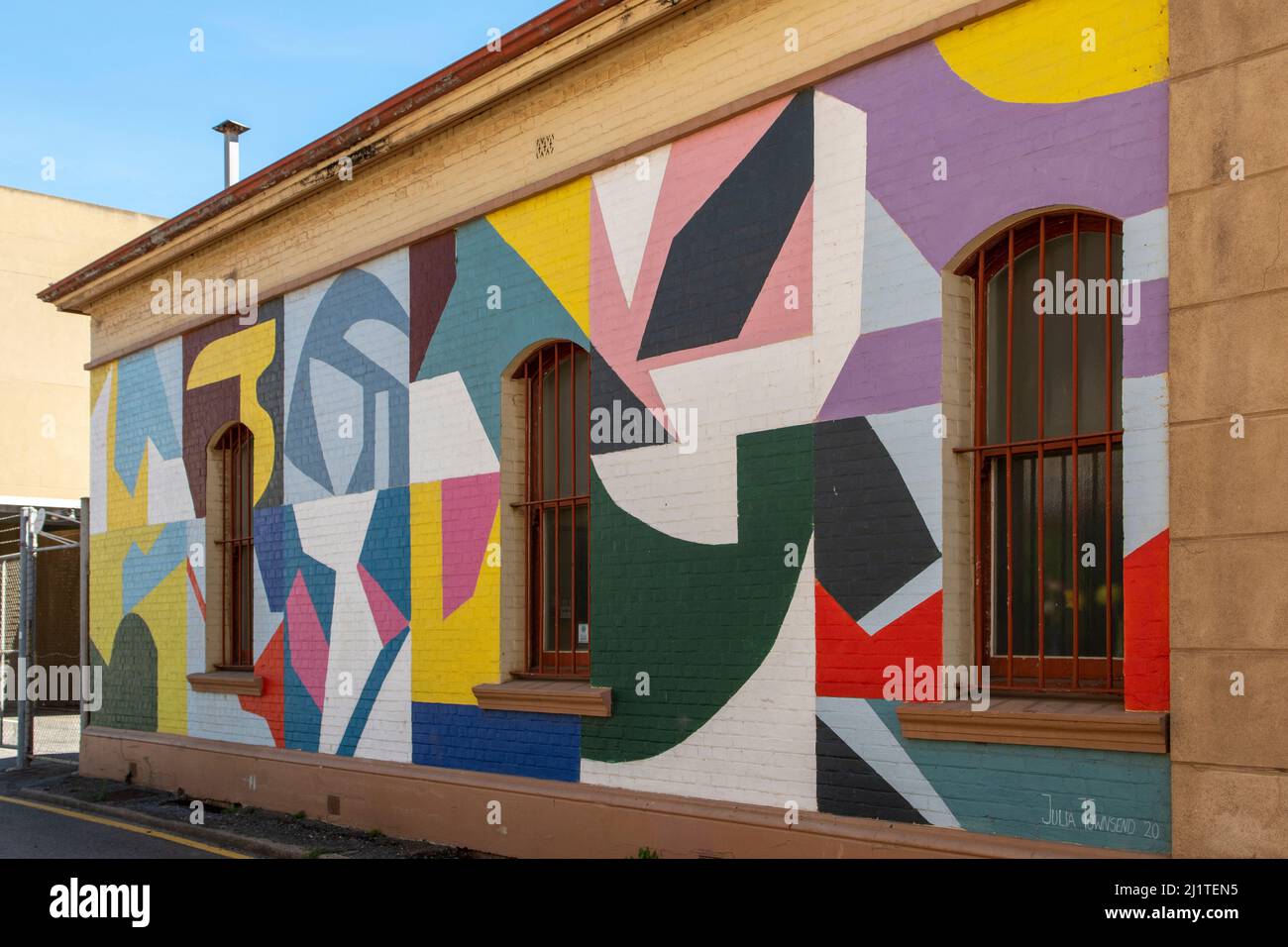 Street Art, Port Adelaide, South Australia, Australien Stockfoto