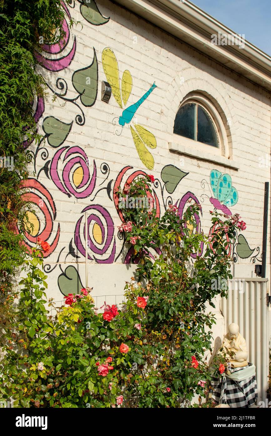 Street Art, Owen, South Australia, Australien Stockfoto