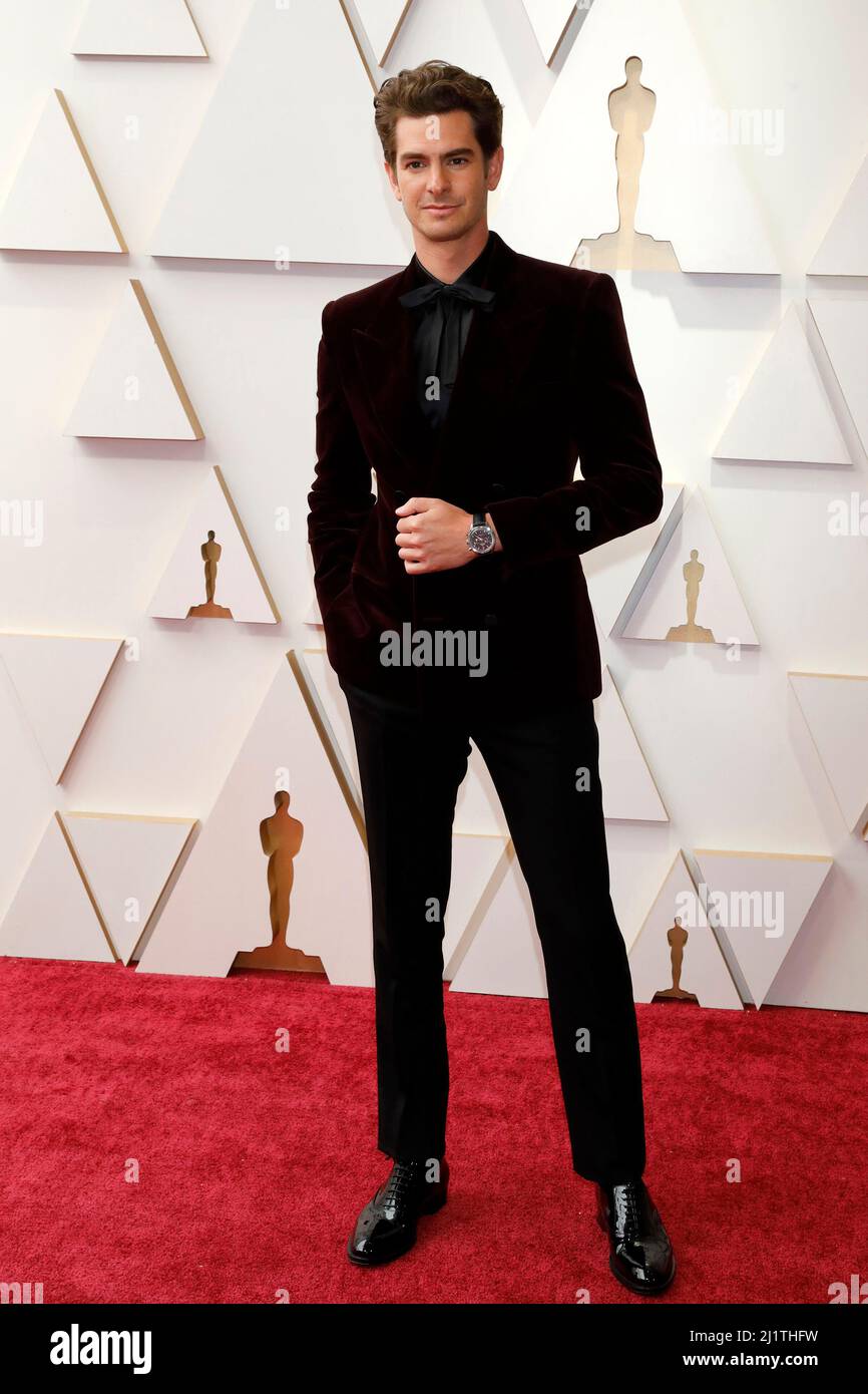 LOS ANGELES - MAR 27: Andrew Garfield bei den Academy Awards 94. im Dolby Theater am 27. März 2022 in Los Angeles, CA Stockfoto