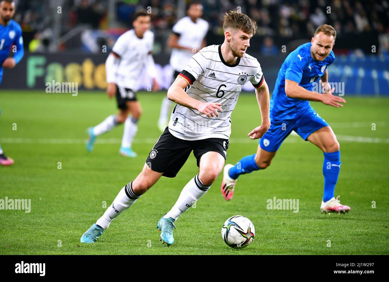 Freundschaftsspiel, PreZero Arena Sinsheim: Deutschland gegen Israel; Anton Stach (GER) Stockfoto