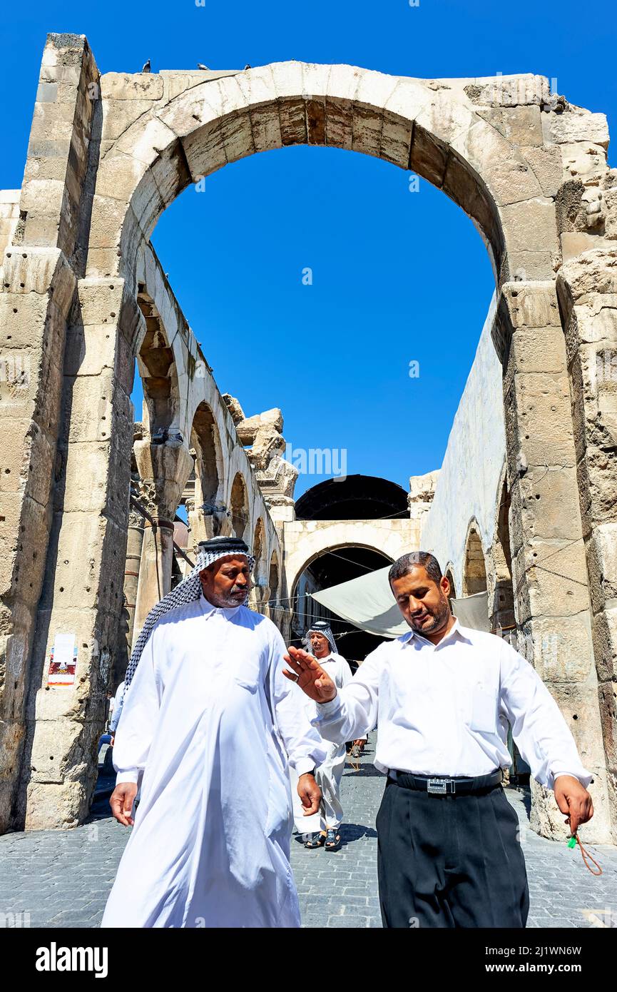 Syrien. Die alte Stadt Damaskus Stockfoto