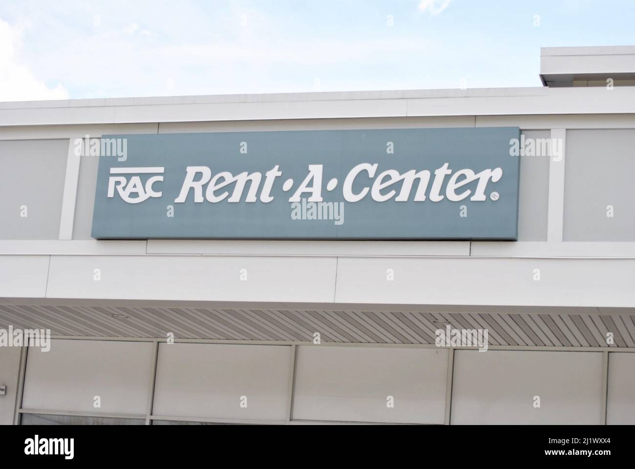 Rent-A-Center, Inc. - Ein Lease-to-Own-Anbieter für die Privatkunden. Rent-A-Center hat Geschäfte in den Vereinigten Staaten, Mexiko und Puerto Rico. März Stockfoto